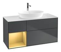 Villeroy & Boch Finion Waschbeckenunterschrank FüR Becken Mittig Regal Links...