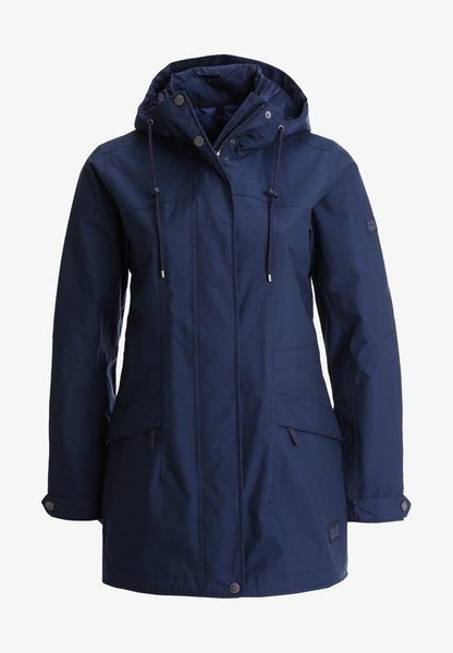 Women Jack Wolfskin Parka Navy 38 / M / 46 #9EV1