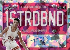 TRAYCE JACKSON-DAVIS 2022 Leaf Metal 1st Round Bound SAUTO RC /15