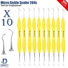 Sickle Scaler 204s Dental Hand Instruments Pro Periodontal Hygiene Pick Tool CE