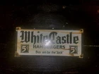 Vintage White Castle Porcelain Sign Buy By Em By Sack Hamburger Krystal Gas Oil