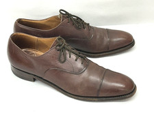 Church s Custom Grade Brown Leather Cap-Toe Oxfords Men s Size US 10.5 - 11 A