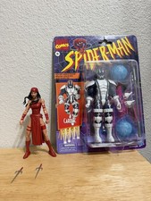 Marvel Legends Elektra 2018 SP dr wave and Retro Spider-Man Cardiac