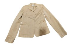 ANN TAYLOR Lof Blazer Jacket 2 Button Beige Women's Size 6 With Pocket