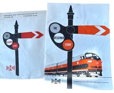 Vintage BESSEMER & LAKE ERIE Railroad Information History Booklet