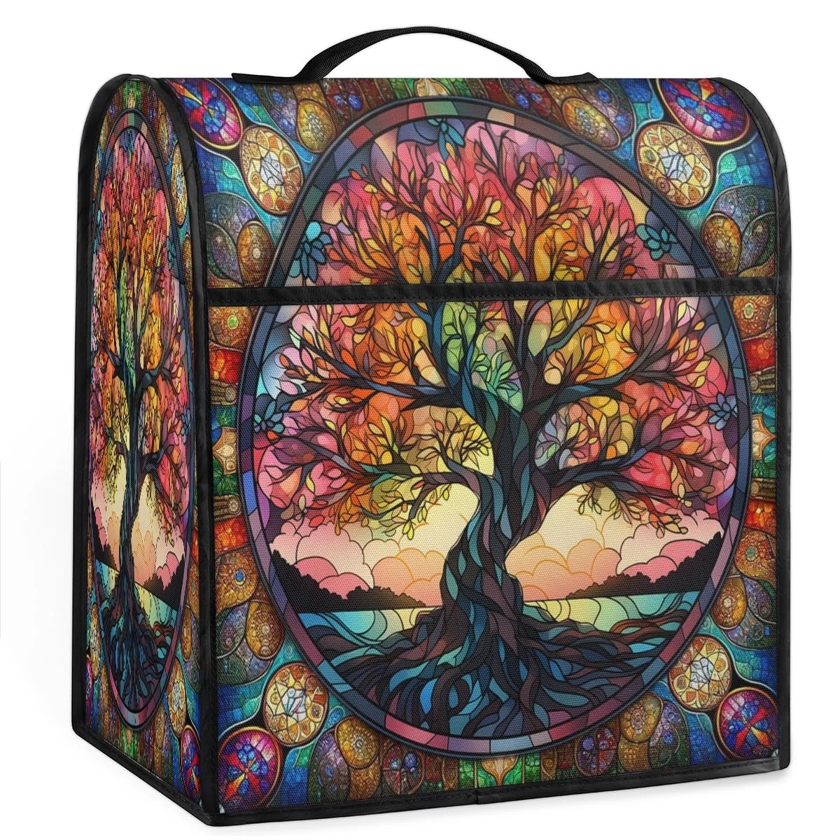 Colorful Tree of Life Kitchen Aid Mixer Cover Compatible with 6-8 Quarts Stan...
