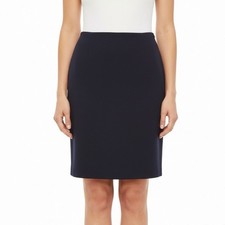 Black Womens Pencil Skirt Lined Slim Fit Size 4