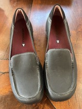 NWOT MERRELL Leather Slip Ons/Loafers Women 7.5 Black Performance Footwear