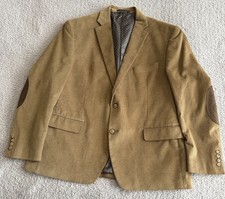 Lauren Ralph Lauren Corduroy Blazer Men's 42S Brown Sport Coat Two Button