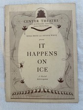 NY It Happens on Ice 1941 Center Theatre Program Sonja Henie [SC]