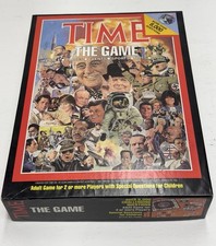 Time The Game Bookcase Board Game Complete 1983 Vintage Hansen