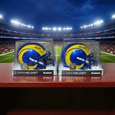 Andrew Whitworth Autographed L.A Rams Mini Helmet | Free Shipping !