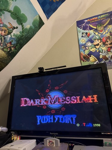 Raro giapponese Dark Messiah PlayStation 1 PS1 Atlus Horror NTSC-J danneggiato Obi - Foto 2 di 16