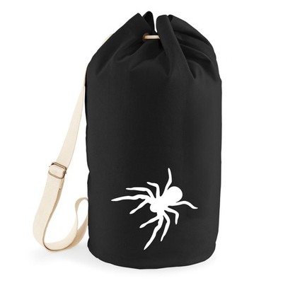Seesack Spinne Silhouette Geschenkidee Spinne Geschenk Präsent Mitbringsel Souve
