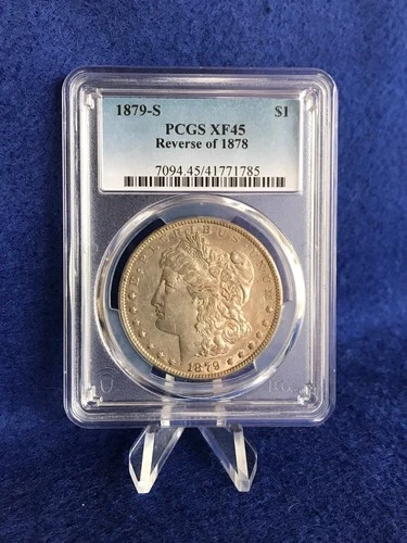 1879-S Reverse Of 1878 Morgan Silver $1 Dollar *PCGS XF45 Choice XF* REV OF 78