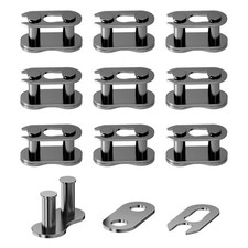 10pcs 420 Chain Master Links Alloy Steel for Pit Dirt Bike ATV Mini Bike Go Kart
