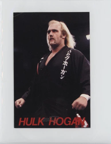 1982 Kobunsha Wrestling Album Magazine Postcards Hulk Hogan Rookie RC