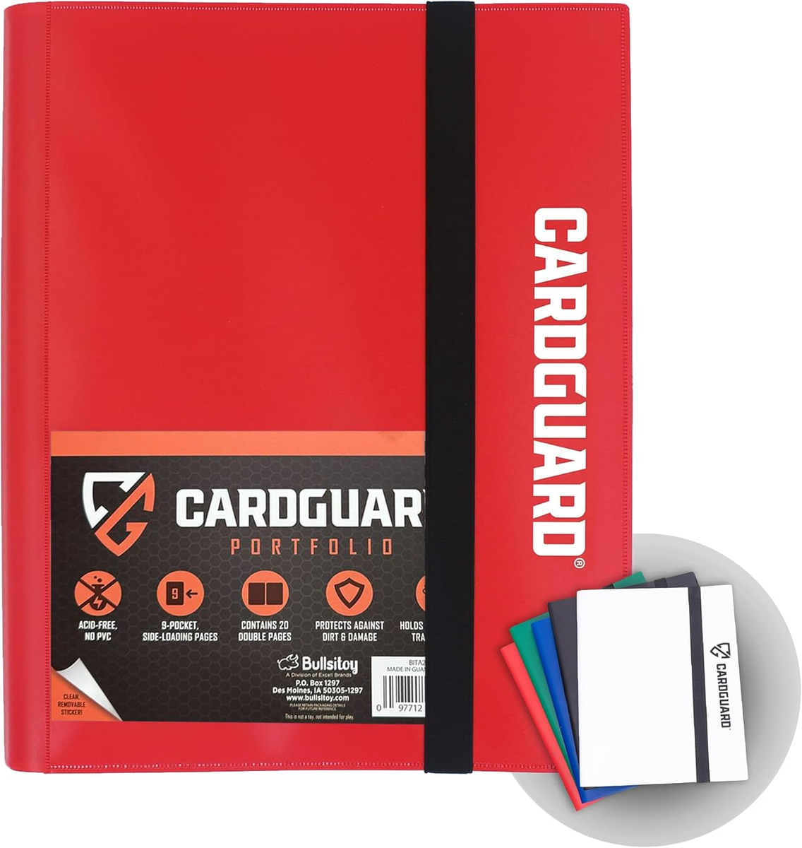 Trading Card Binder Pro-Folio – 9 Pocket Binder - Side-Loading Album,  Durable &
