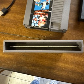 Nintendo NES Game Lot (4) Mega Man 3 Excitebike Mario Duck Hunt Pro Wrestling 