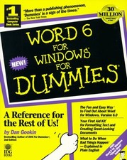 Word 6 for Windows for Dummies - paperback Go...