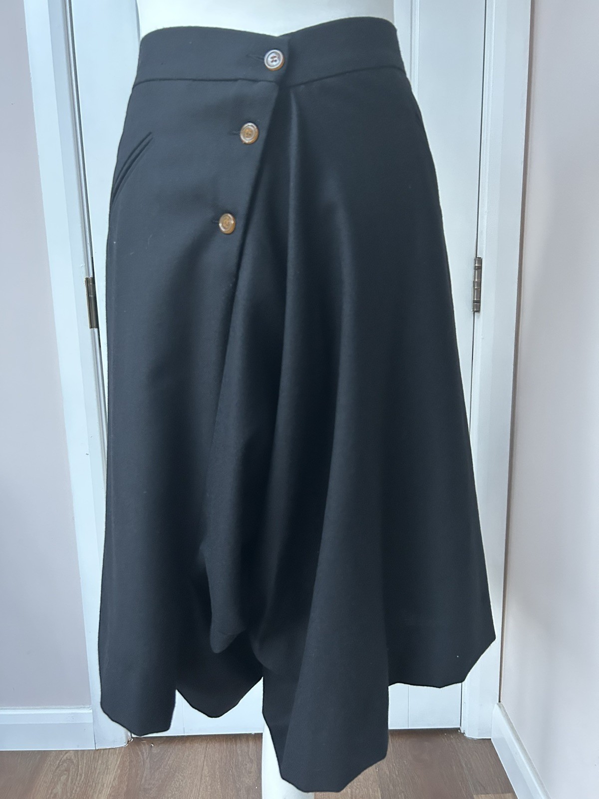 VIVIENNE WESTWOOD Red Label Vintage Black Wool Twill … - Gem
