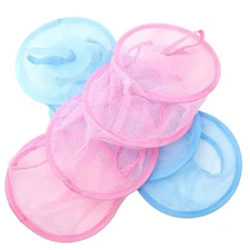 2 Pcs Hanging Mesh Storage Net Multi Layer Drying Basket For Socks Clothes