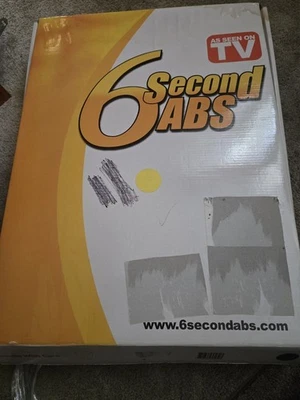 6 Second Abs Home Exercise Crunch Toning Stomach Exercise Machine w/ 4 Bands - Image 1 of 3