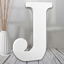 8 Inch White Wood Letters, Unfinished Wooden Letters for Wall MAGA Decorative St
