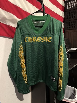 Chrome Hearts Long Sleeve Shirt Jersey Green And Yellow Medium | eBay