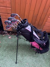 Lynx Black Cat Ladies Golf Irons With Stand Bag