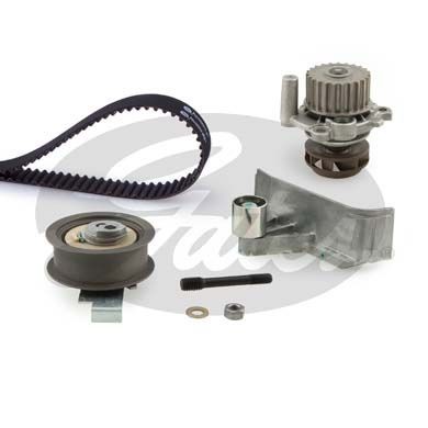 GATES Kit de Courroie Distribution + Pompe À L'Eau Convient pour Audi A4 A6 Seat - Photo 2/3