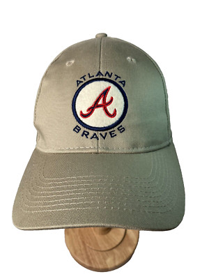 Vintage Y2K Atlanta Braves Snapback Hat MLB Embroidered Logo Cap One Size