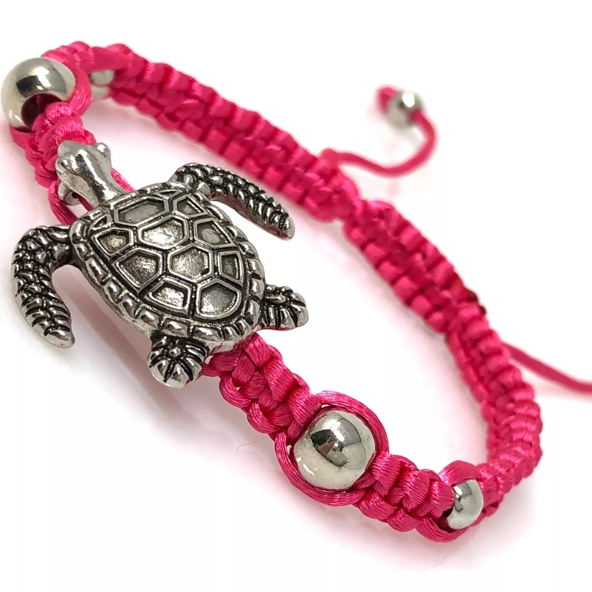 Turtle Bracelet Sea Turtle Bracelet Pink Bracelet Turtle Charm Bracelet Gifts