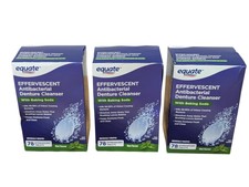 3 New Equate Effervescent Anti Bacterial Dent...