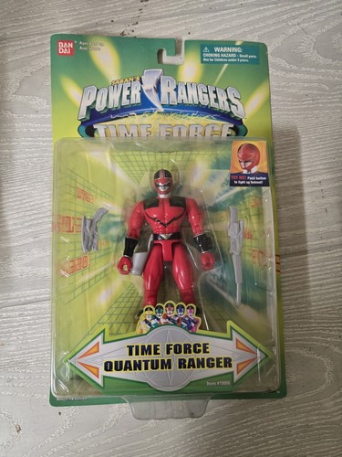 NEW SEALED RARE Power Rangers Time Force Eric Quantum Ranger Figure ...