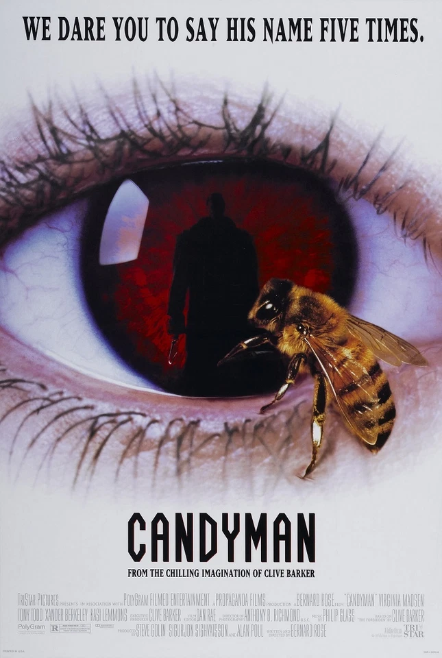 Candyman movie poster - 11 x 17 inches - Tony Todd poster, Clive Barker