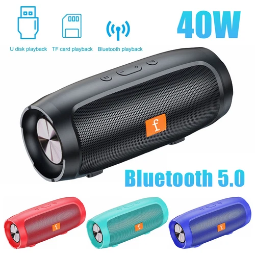 40W Portable Wireless Bluetooth Speaker Stereo Bass Loud AUX USB FM Waterproof - Picture 14 of 14