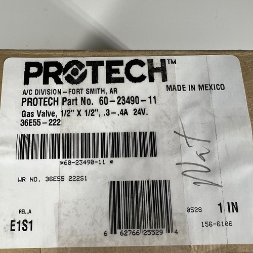 NEU weiß Rogers Kombination Gasventil 36E55-222 Protech 60-23490-11 Original OEM - Bild 2 von 10
