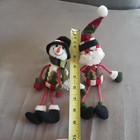 2 Enchanted Forest Christmas 2006 Wooden Santa Frosty Snowman Ring Napkin Holder — photo 8
