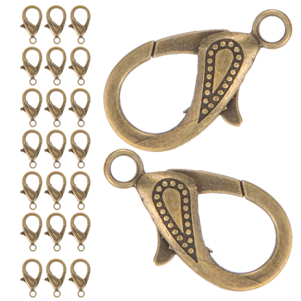 50 Pcs Key Chain Hook Clasp Jewelrymaking Supplies Connector eBay