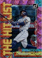 2022 Donruss The Hit List Pink Fireworks #10 Jose Altuve - NM-MT