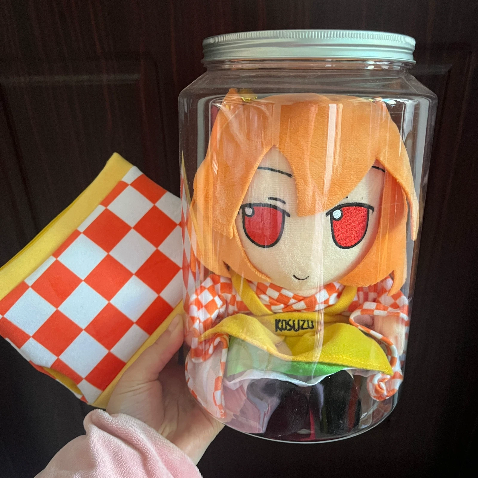 8'' TouHou Project Motoori Kosuzu Fumo Plush Doll Hand Puppet Toy Plushie 20cm - 画像1/3