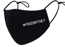 Free Britney Face Mask FREEBRITNEY Adjustable Elastic 100 Cotton