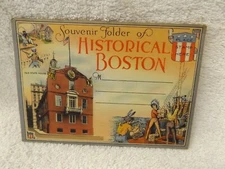 SOUVENIR FOLDER of WATKIN'S GLEN STATE  PARK New York Vintage Postcard Album