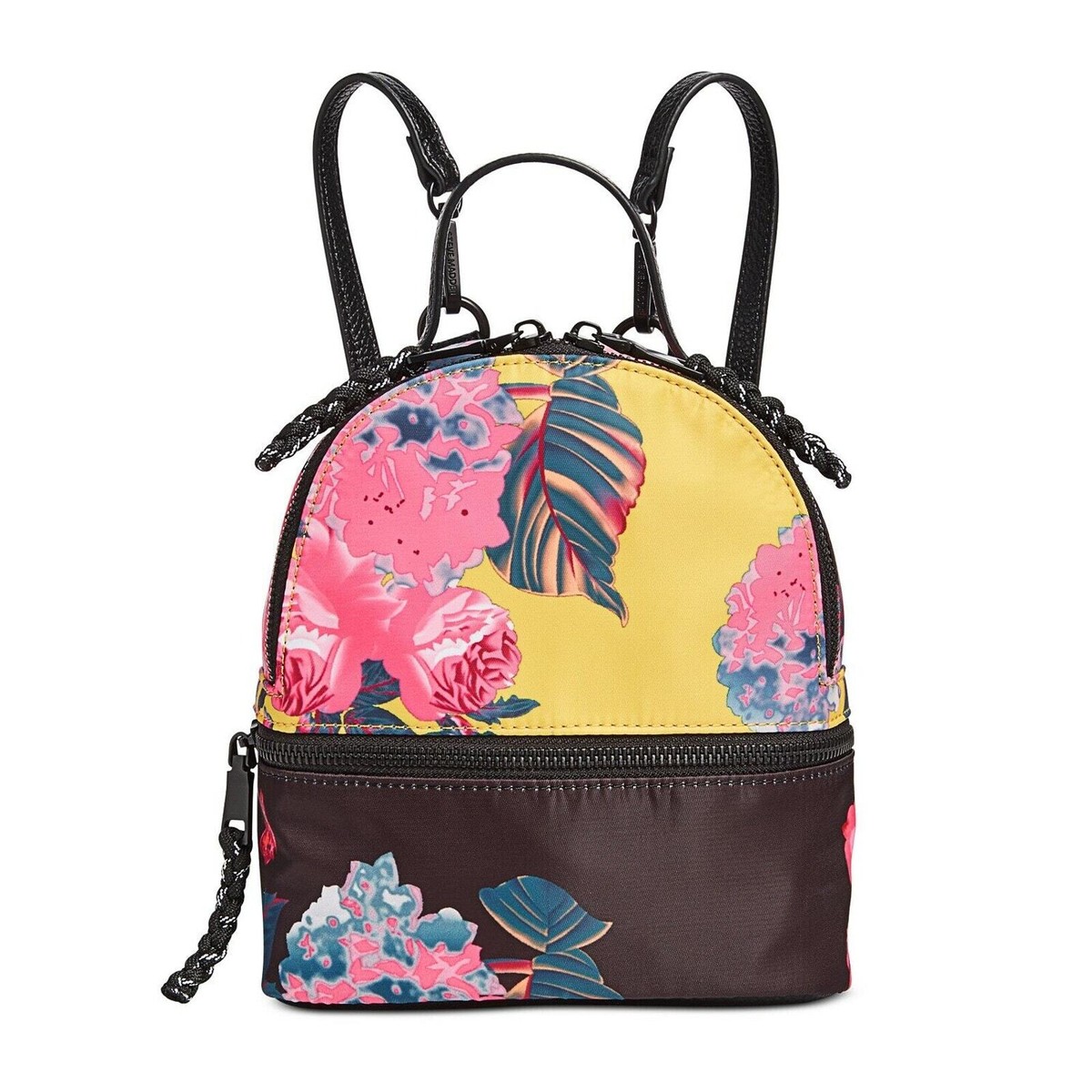 Steve Madden Mallory Black Backpack Yellow Convertible  display picture 3