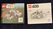 LEGO Instruction Manuals Only 75321 Razor Crest 75363 N-1 Starlighter
