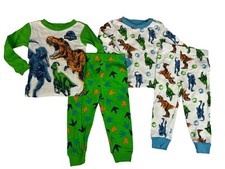Jurassic World Dinosaurs Toddler Boys Pajama PJ 4 Piece Snug Fit NWT World Dinos