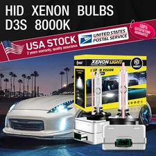 2PCS OEM D3S 8000k HID XENON HEADLIGHT BULBS For Chrysler 300 2014-20018