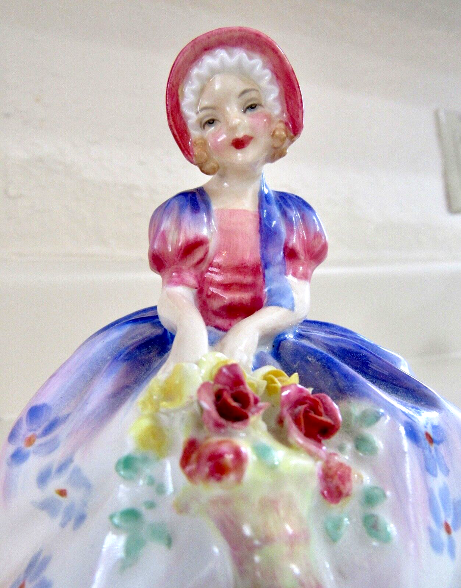 Vintage 1931 Royal Doulton Figurine-MONICA-HN1467-Porcelain Vintage 1931 Royal Doulton Figurine-MONICA-HN1467-Porcelain