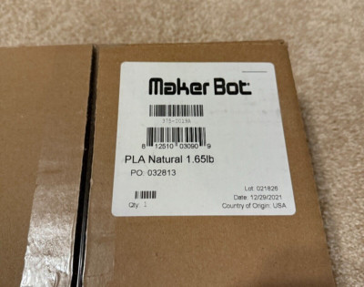 UltiMaker Method PLA Natural Filament (1.75 mm, 750g, 1.65lb) Sealed NEW